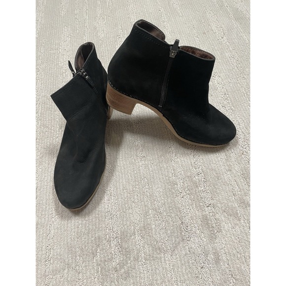 Dansko Women's Lizanne Bootie - BLACK suede‎ Size 42 (11.5-12 US) - Picture 1 of 12